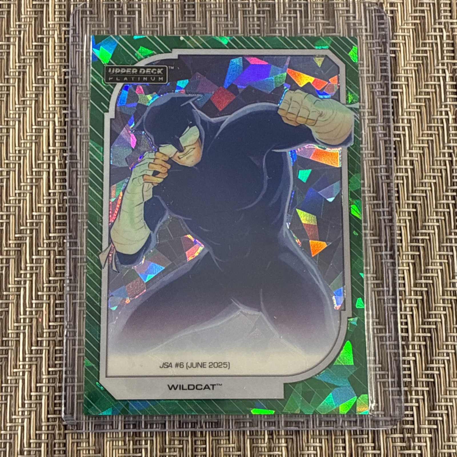 Upper Deck 2026 Platinum DC Wildcat #188 Green Crackle  /99