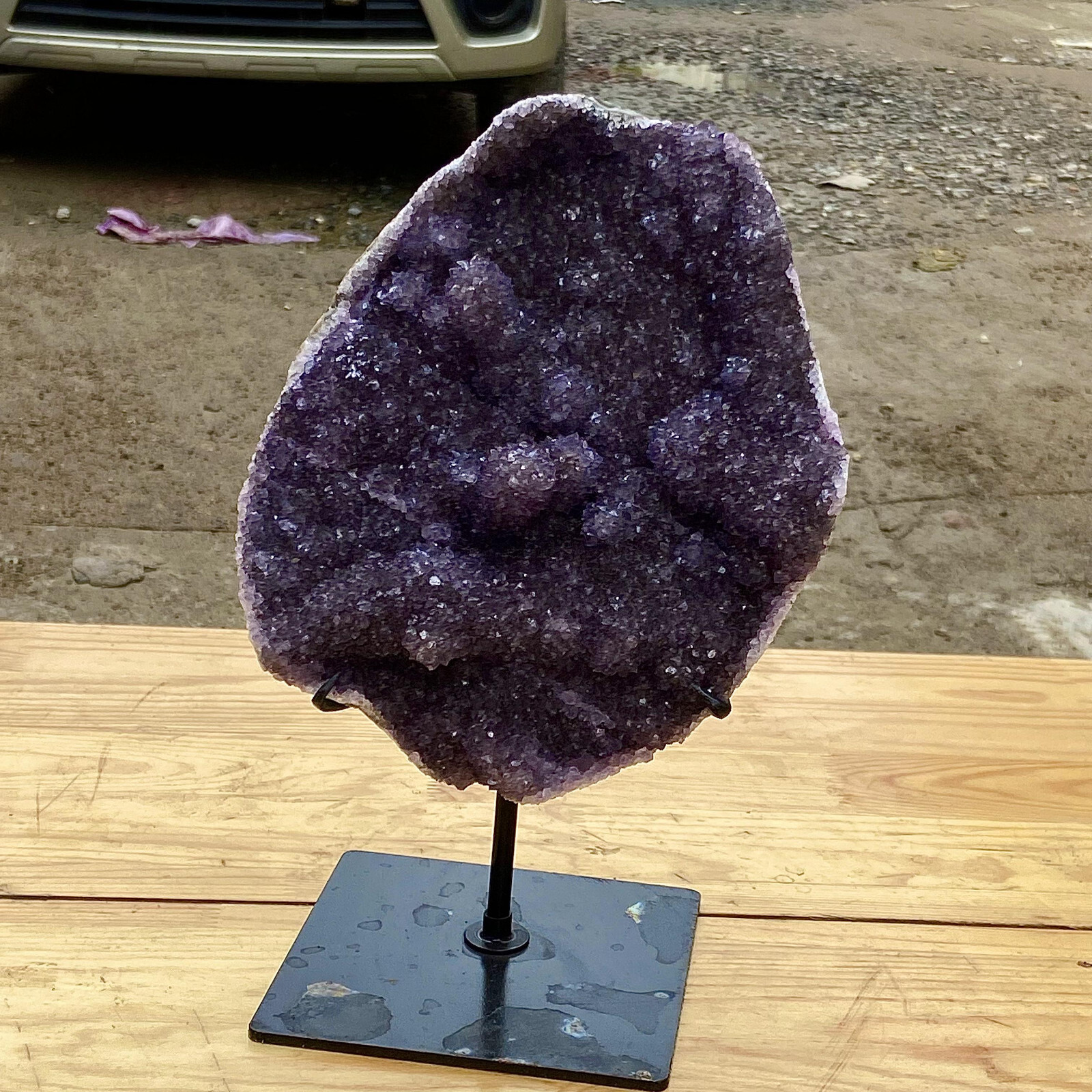 6.10LB Natural Rare Charm Purple Crystal Flower Specimen Crystal