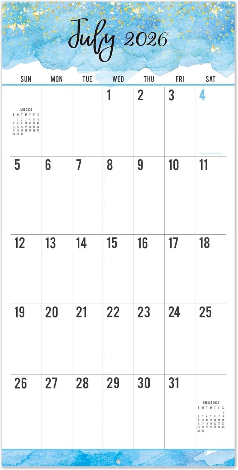 2026-2027 Wall Calendar 18-Month Large Print 12