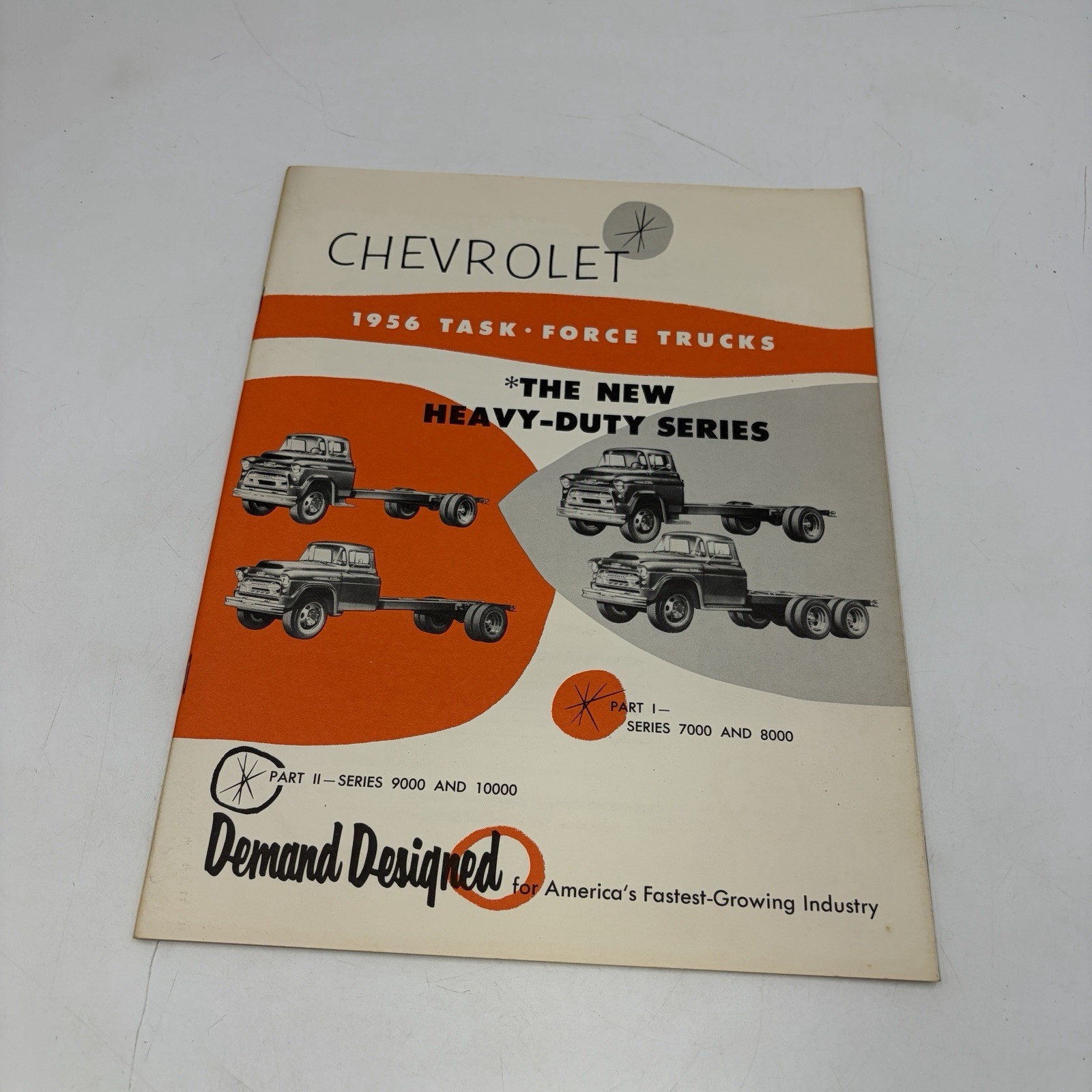 1956 Chevrolet Task Force Heavy Duty Truck Dealer Sales Training Manual Brochure