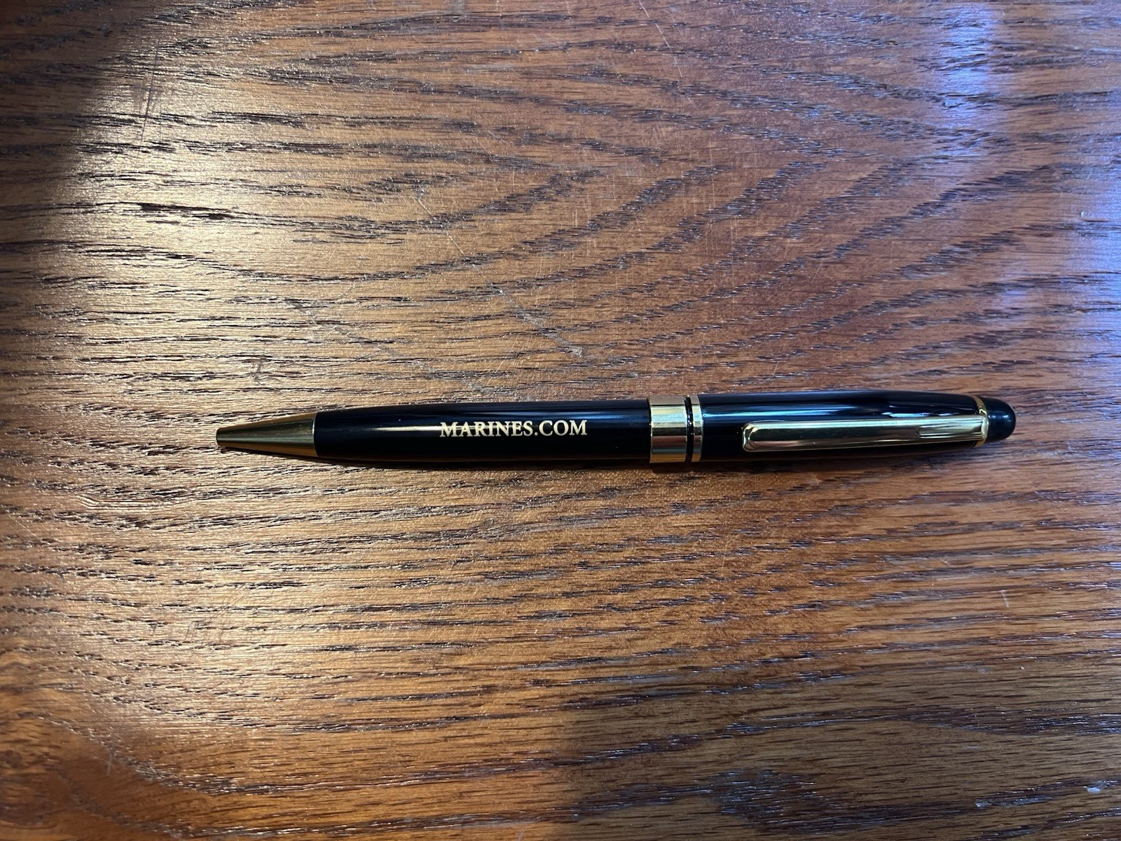 NEW 5pk USMC Marines Ballpoint BLACK Ink Pens Marine Corps