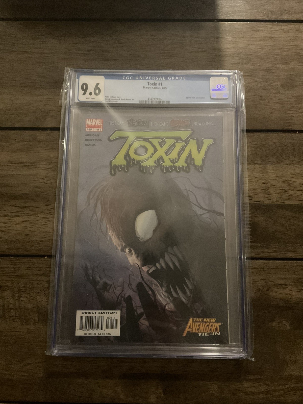 Toxin #1 CGC 9.6 Marvel 2005 Spider-man app. 