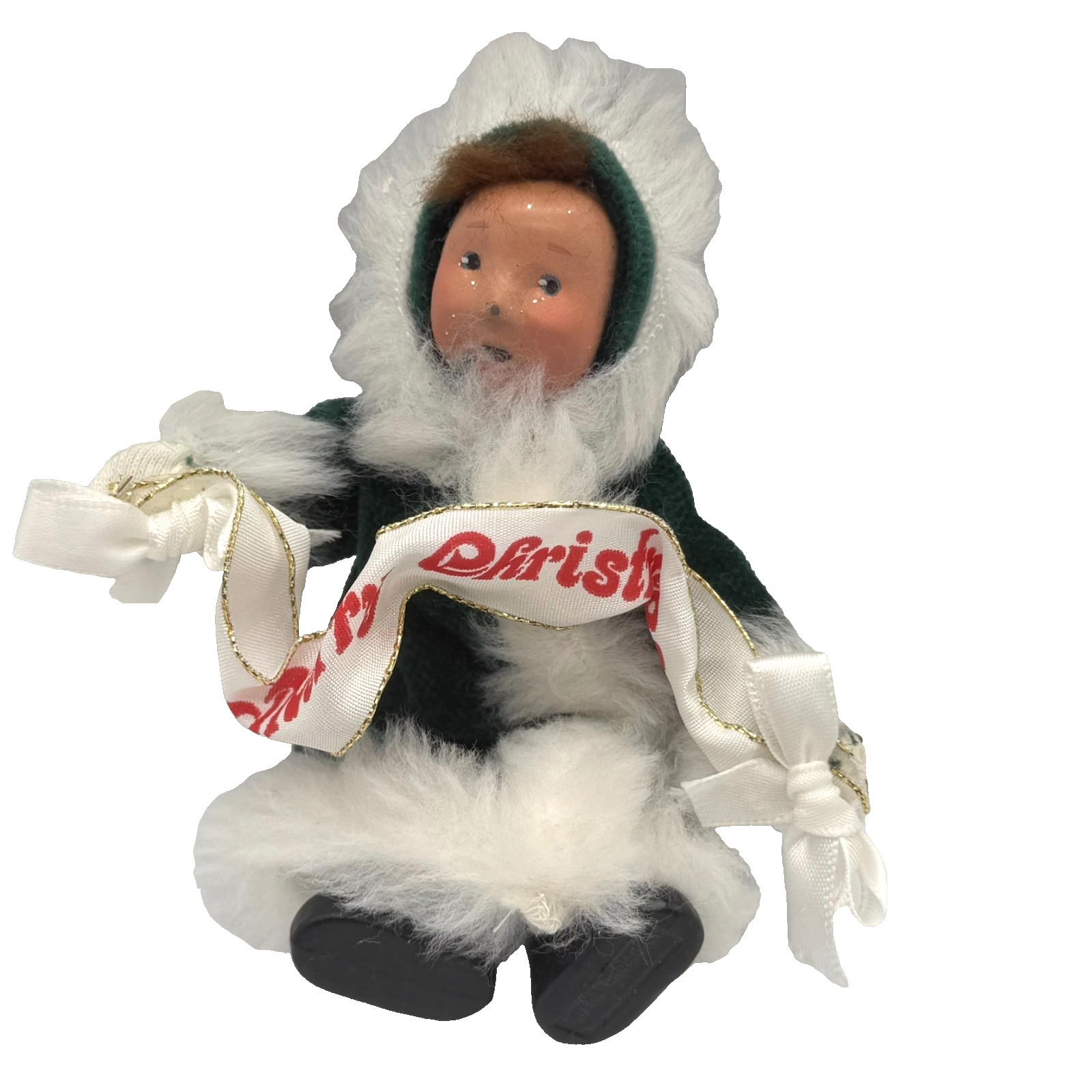 Vintage 1992 Byers Choice Caroler Merry Christmas Figurine Doll
