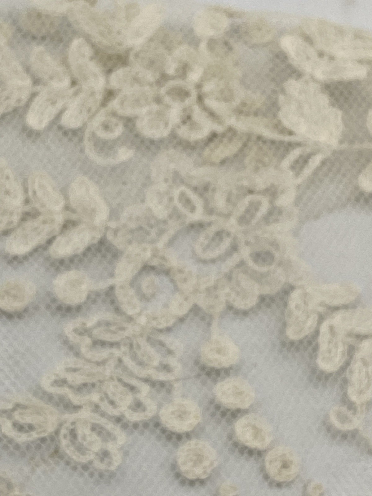 FABULOUS ANTIQUE LACE FRAGMENT. (L56)