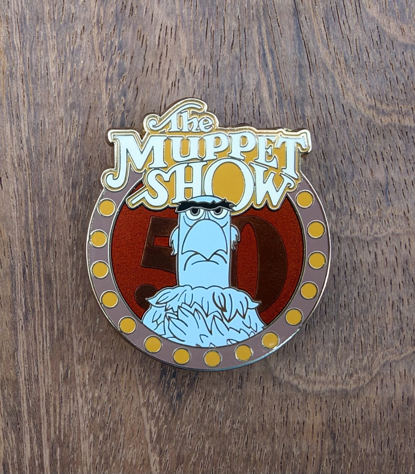D23 Exclusive The Muppet Show 50th Anniversary Sam the Eagle Mystery Pin
