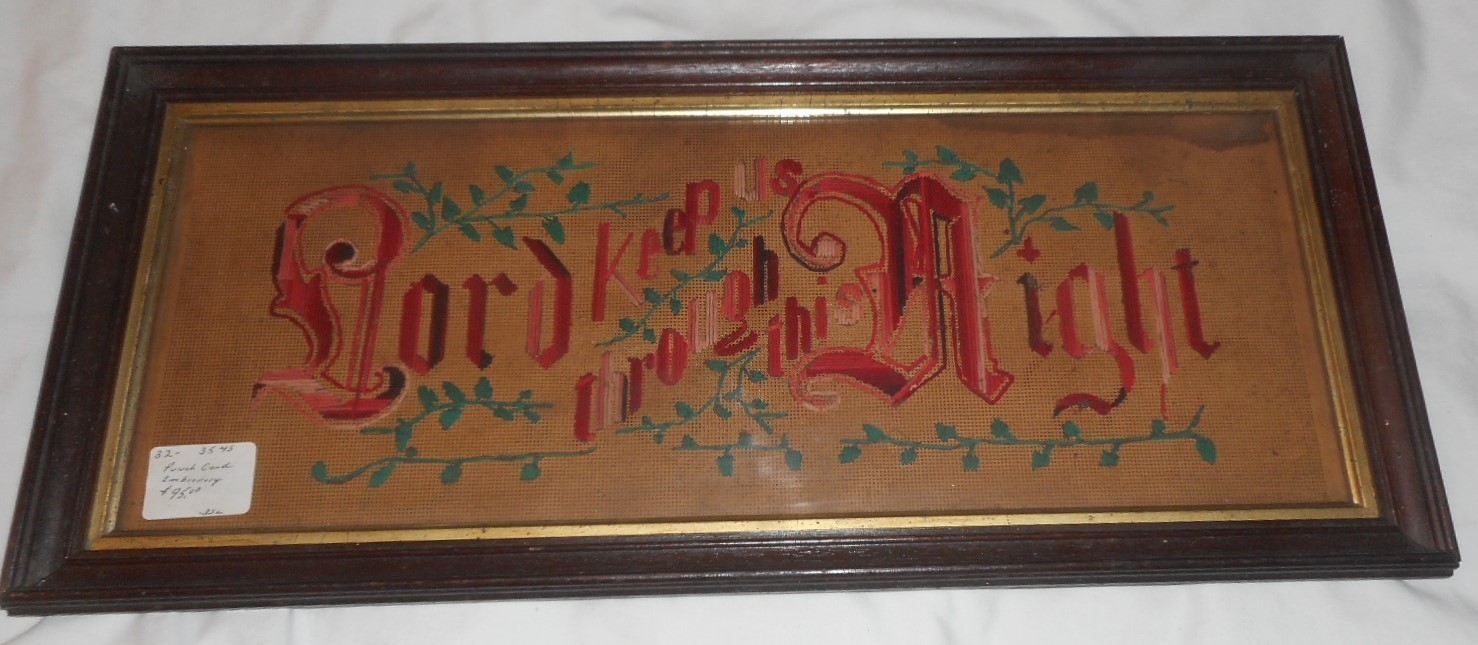 Victorian Embroidery Punch Paper  \