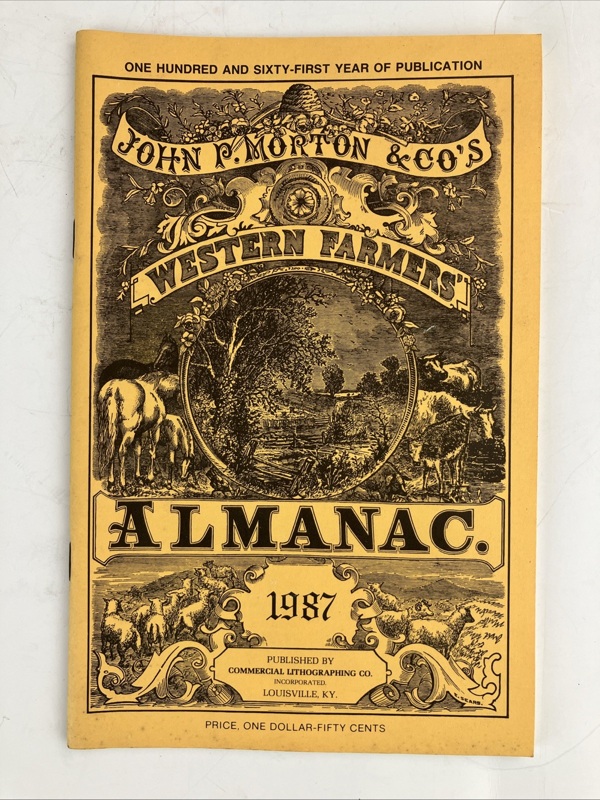 1987 John P. Morton & CO's Western Farmer's Almanac - Pleasureville, Kentucky