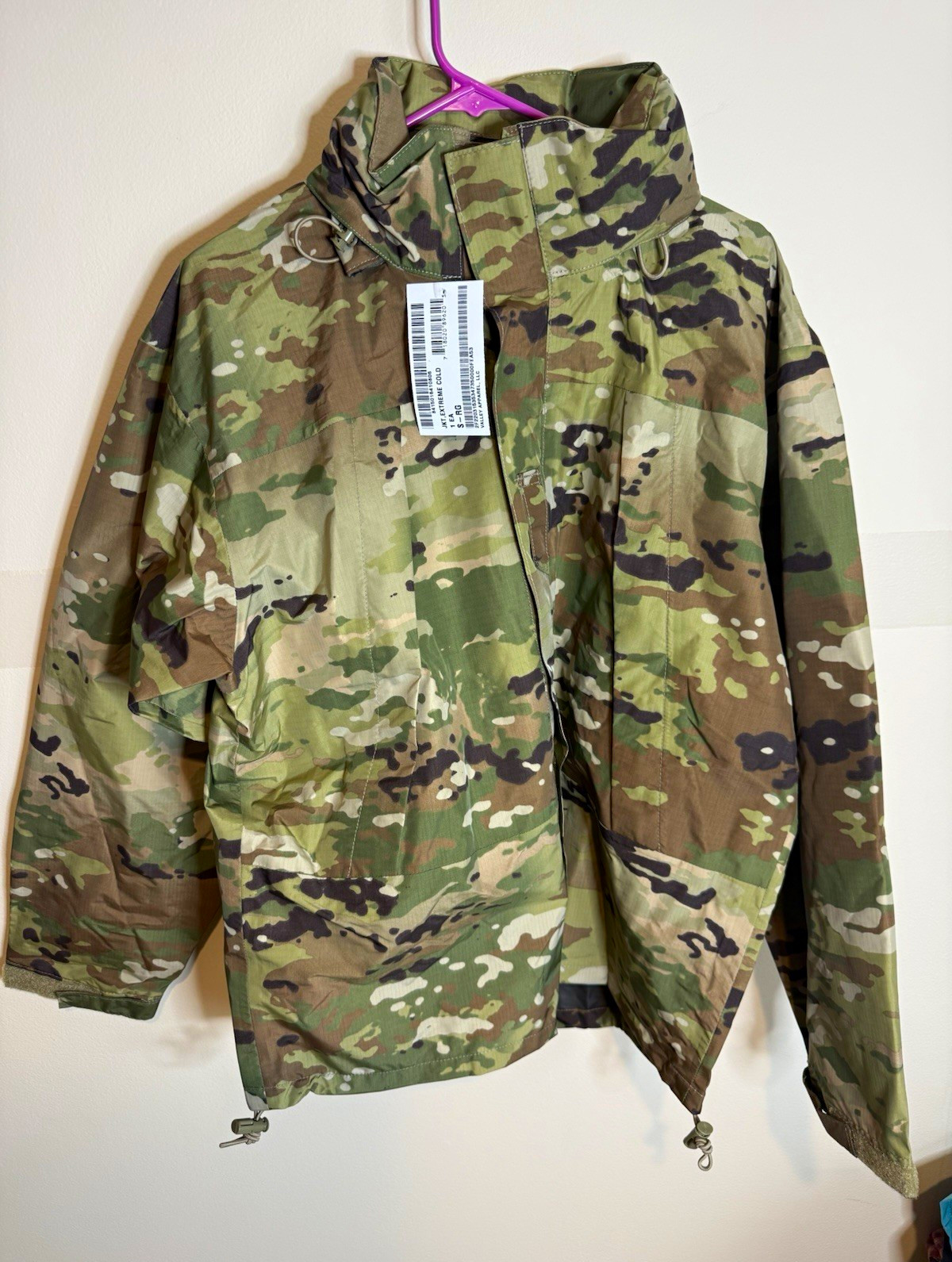 USGI ECWCS Gen III Level 6 OCP Extreme Cold Wet Weather Jacket Small Regular