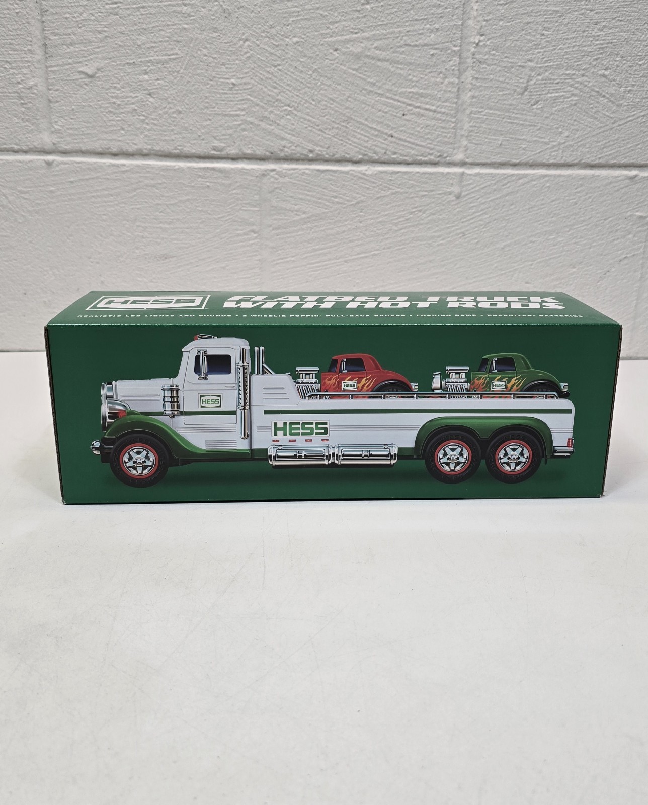 Hess 2022 Flatbed Truck with Hot Rods New In Original Box
