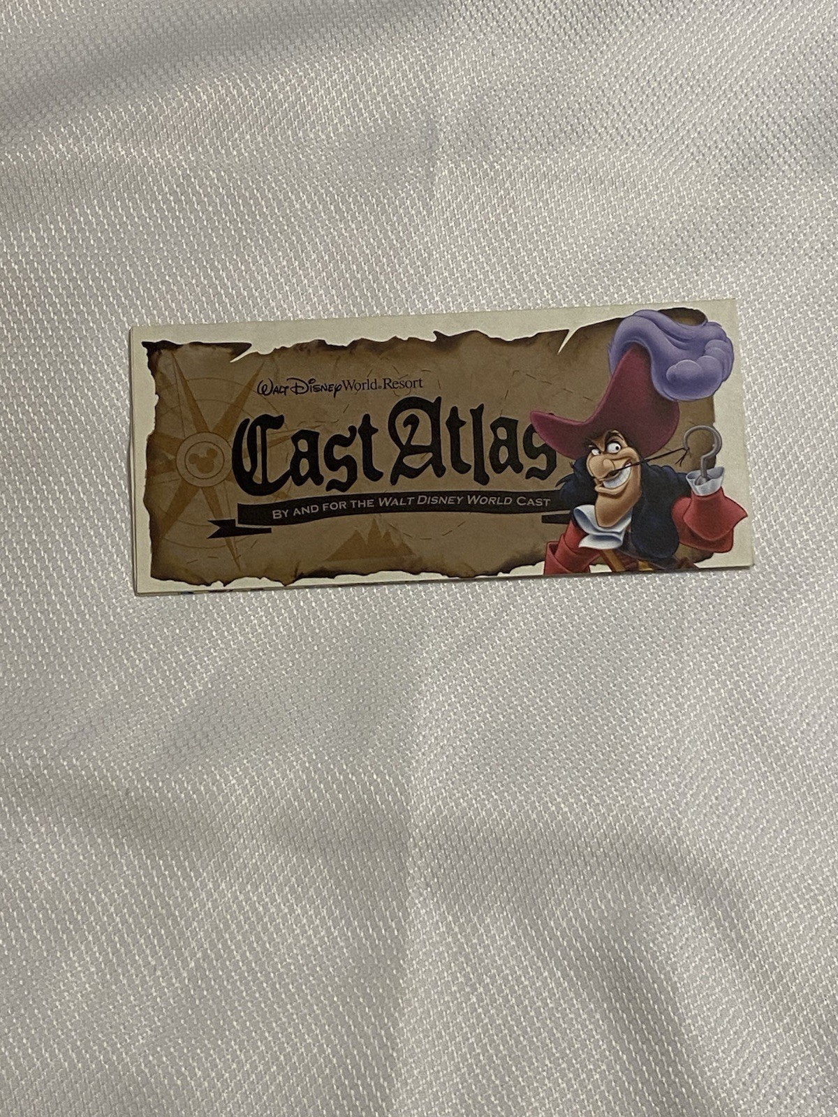 Authentic 2007 Walt Disney World Cast Member Atlas & Property Map
