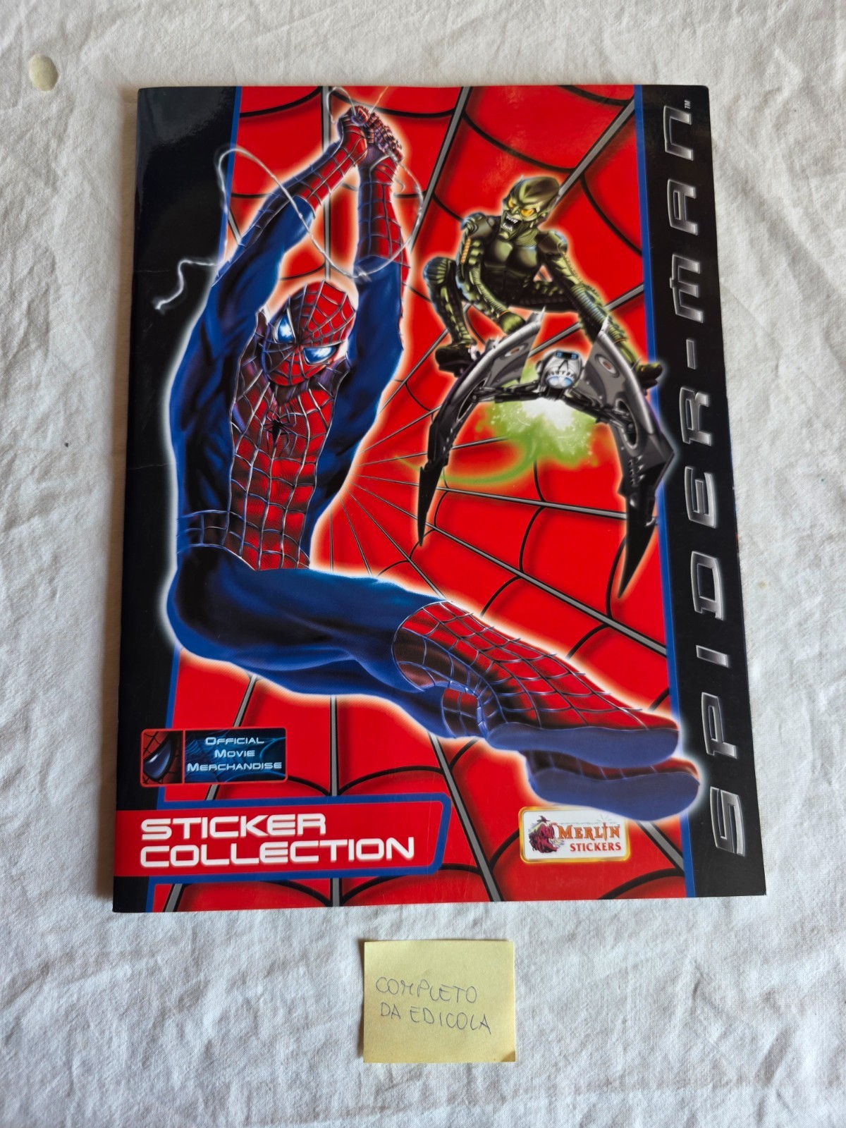 RARE SPIDER-MAN Merlin Stickers Album 2002 COMPLETE New From Newsstand MINT