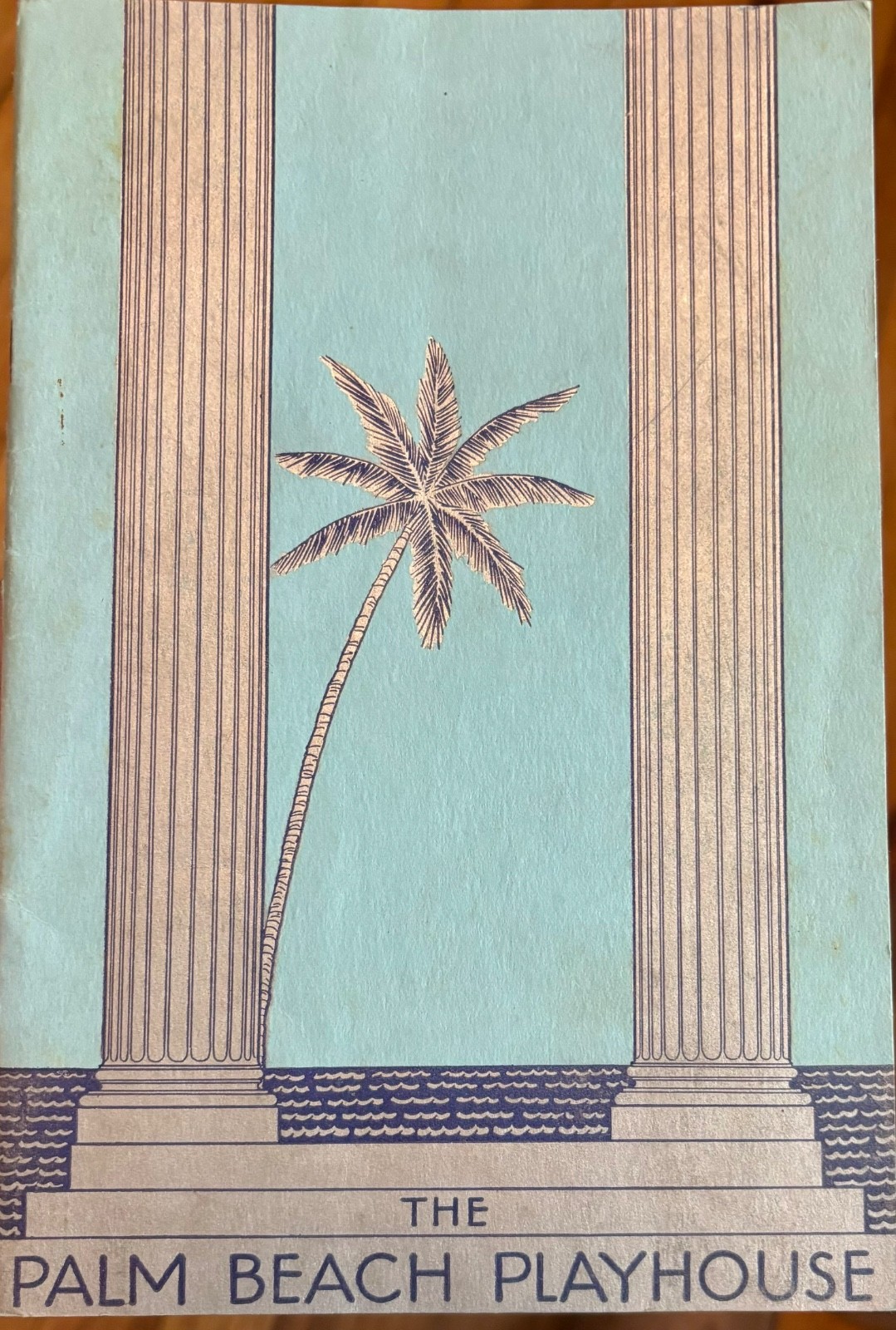 1930s Palm Beach Florida Playhouse Souvenir Art Deco Program