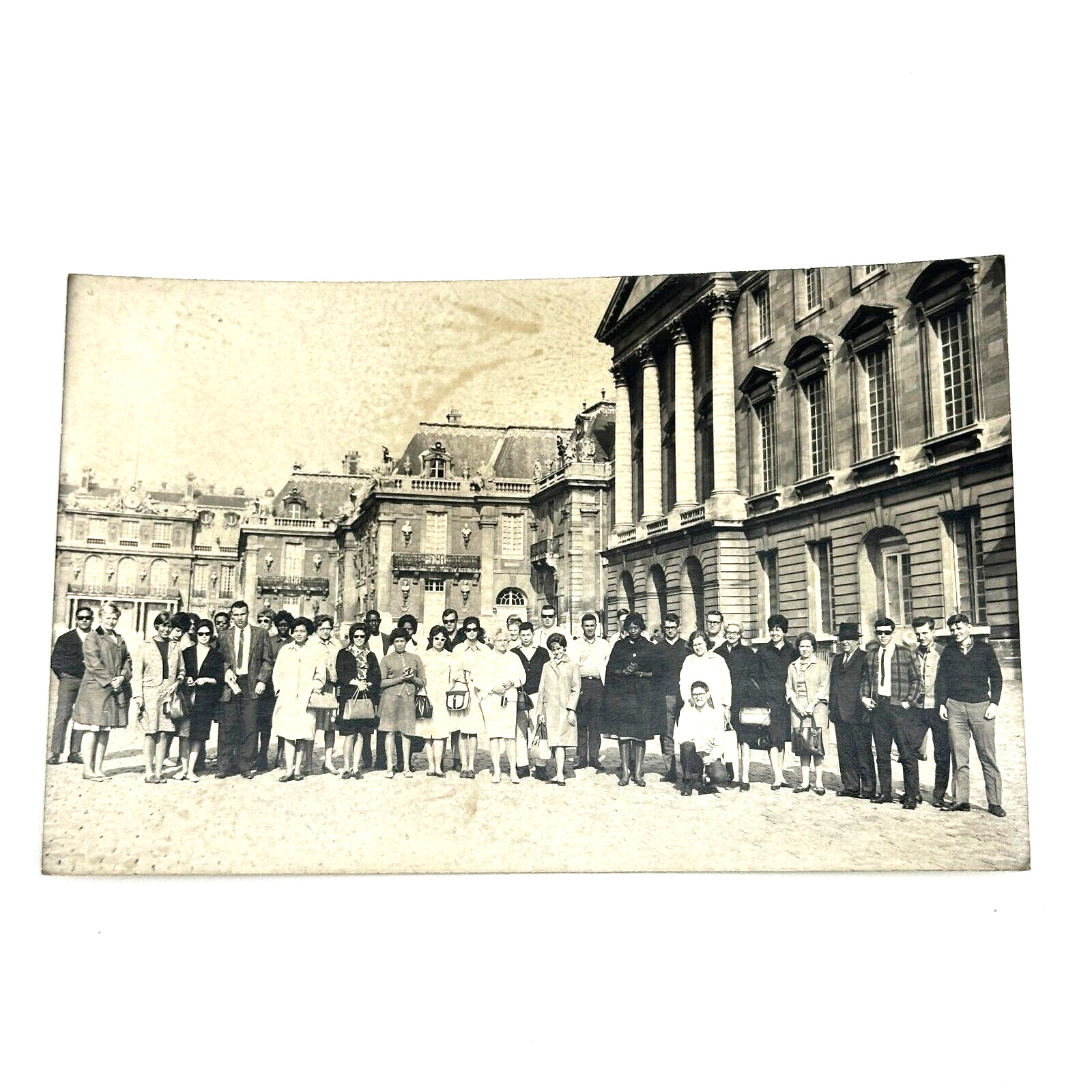 1950s-1960s Versailles Group Photo Postcard Carte Postale (France) RPPC