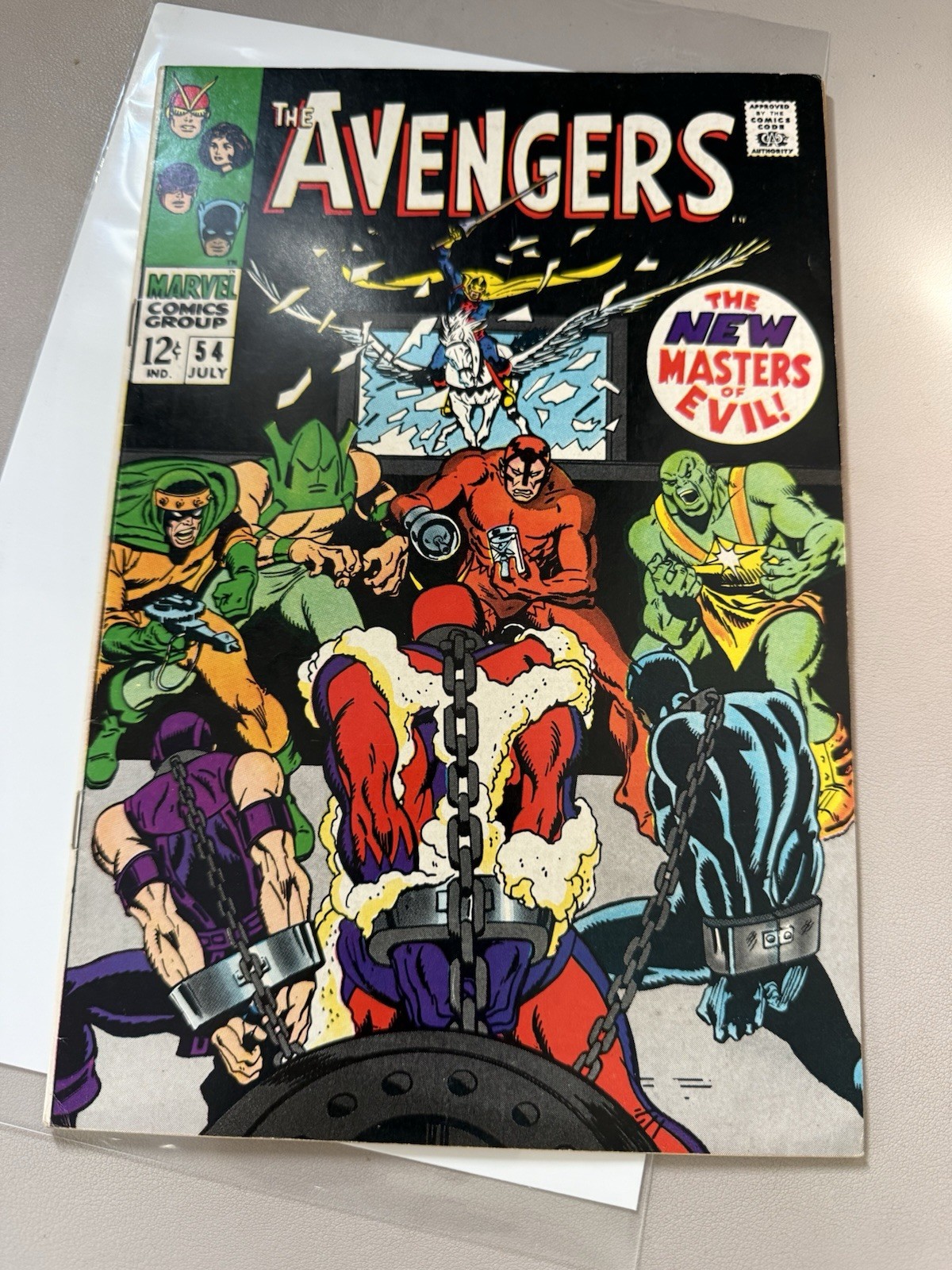The AVENGERS 54. 1968. First Cameo Appearance Ultron. 9.0 VF/NM