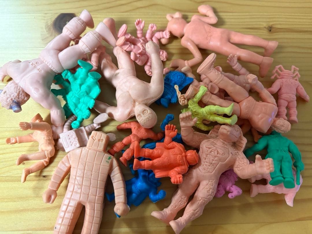 Kinnikuman Kinkeshi Mixed Keshi Figure Lot 4 Japan Collectible 15+