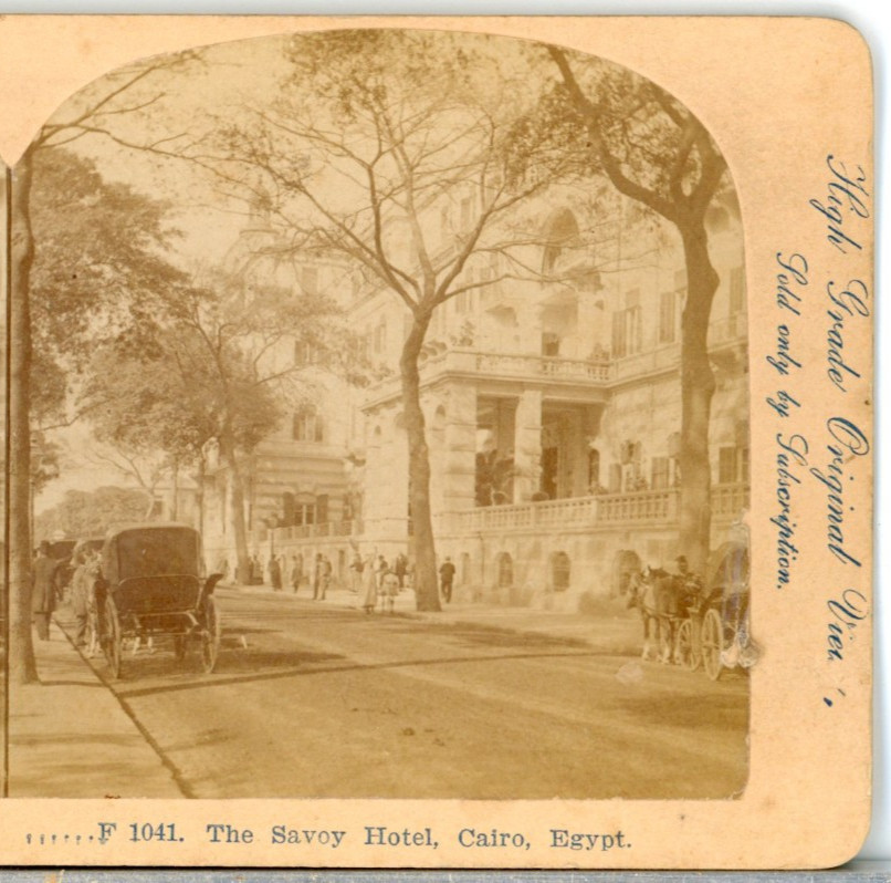 EGYPT, Cairo, The Savoy Hotel, --Ingersoll Stereoview A237