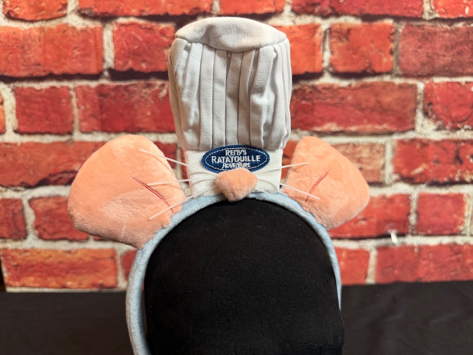 Disney Pixar Remy\'s Ratatouille Adventure Remy Chef’s Hat Headband MOS/READ