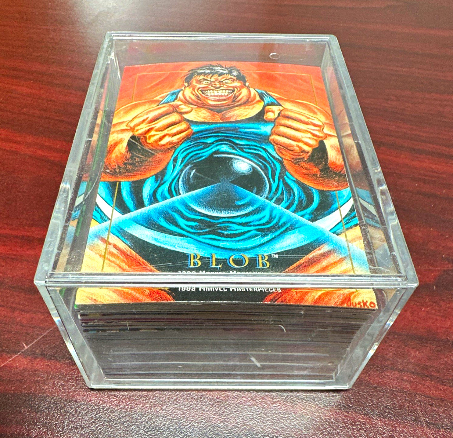 SkyBox 1992 Marvel Masterpieces 100-Card Base Set w/ Checklist Joe Jusko