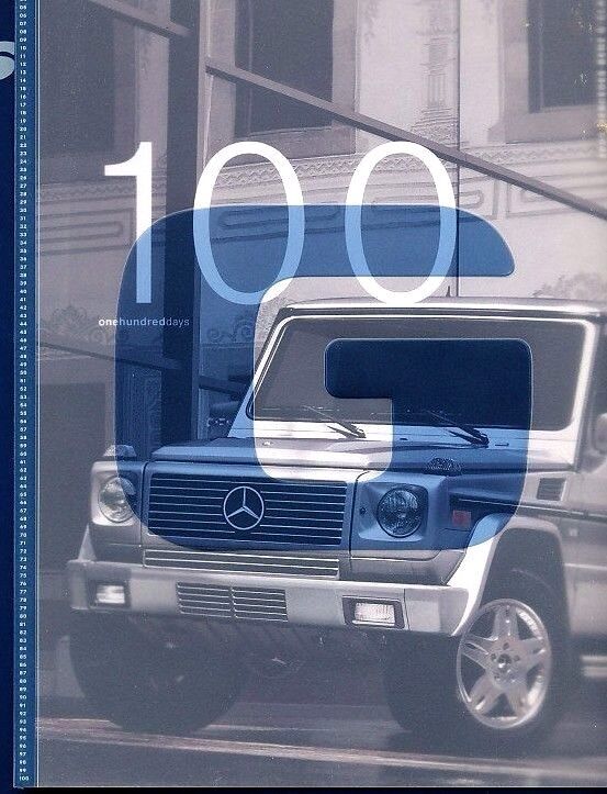 2003 Mercedes Benz G500 G55 AMG Sales Brochure Book