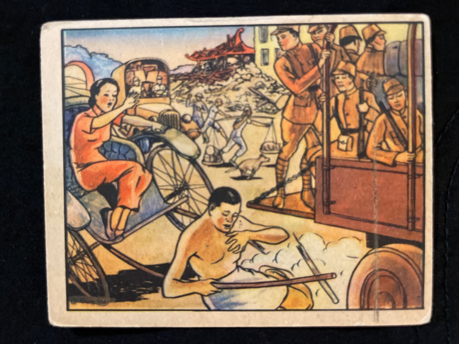 1938  Horrors of War #273 NANKING UNDER JAPANESE RULE Gum Inc, Excellent