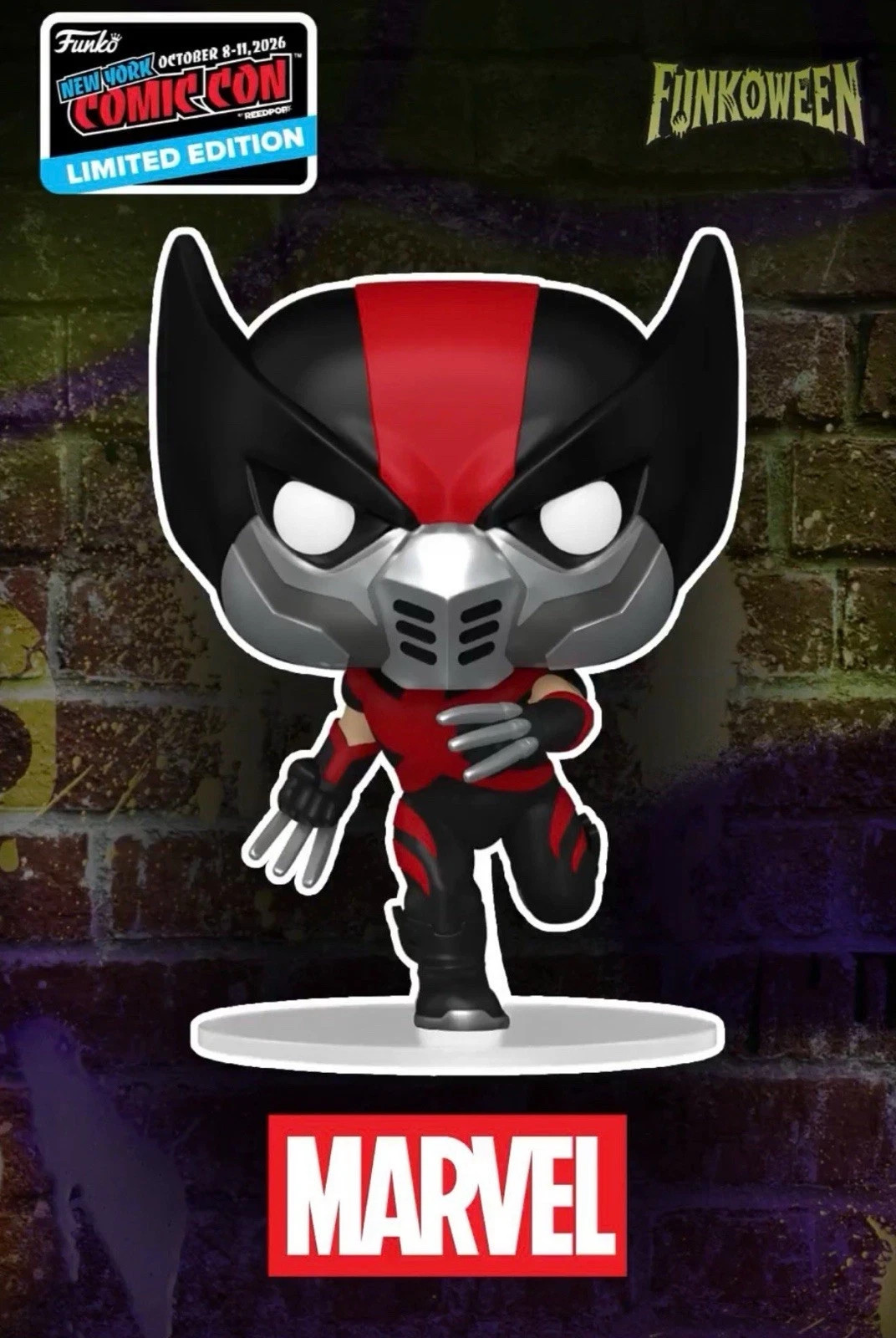 Funko Pop NYCC 2026 Ultimate Wolverine LE 500 OFFICIAL CON STICKER PRESALE