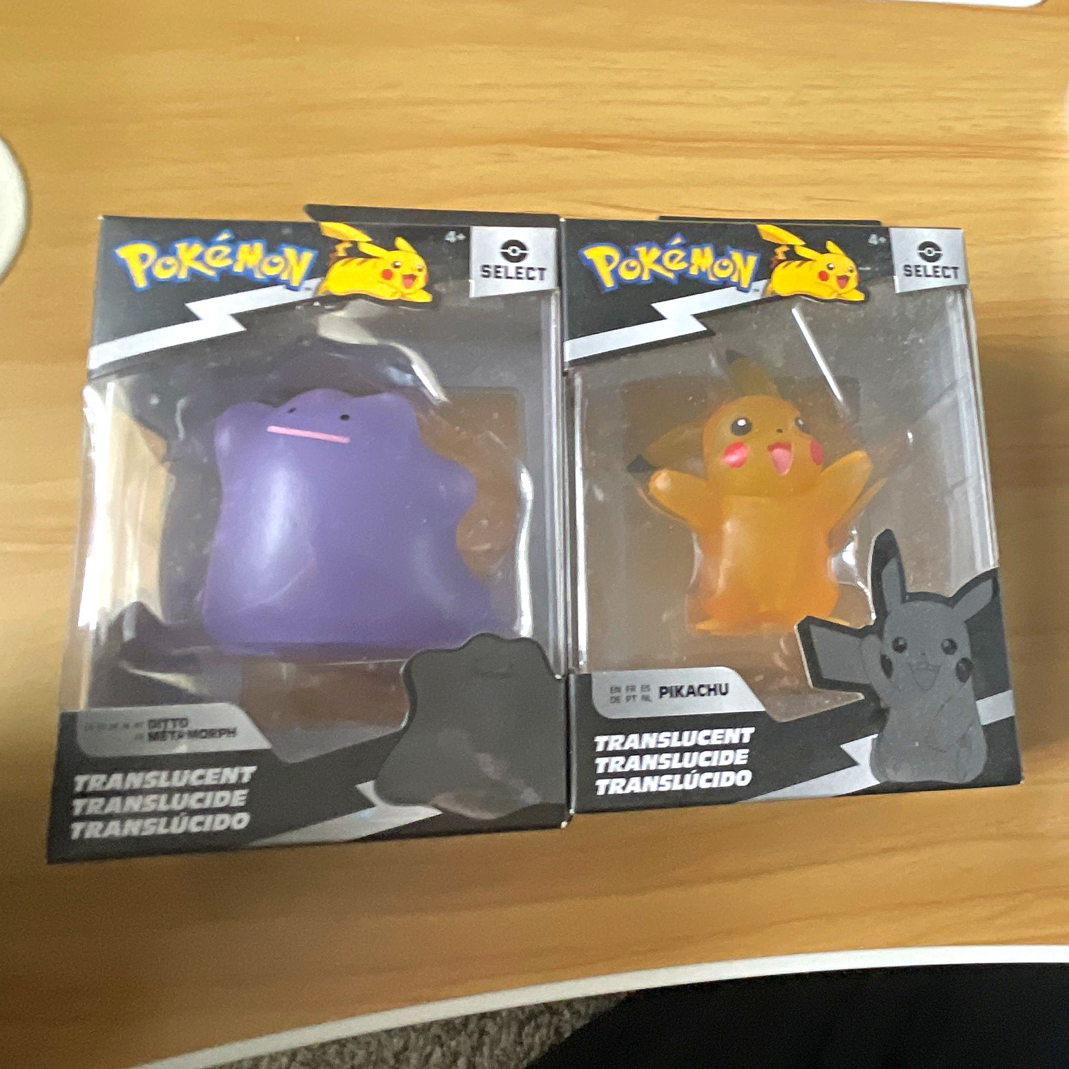 Pokémon Select Translucent Ditto & Pikachu Figurine Set, Original Unopened