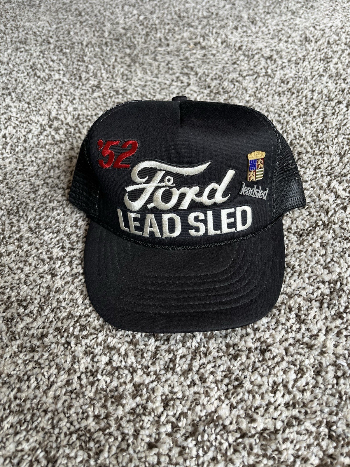 Vintage ‘52 Ford Lead Sled Hat Collectible Automobile Car