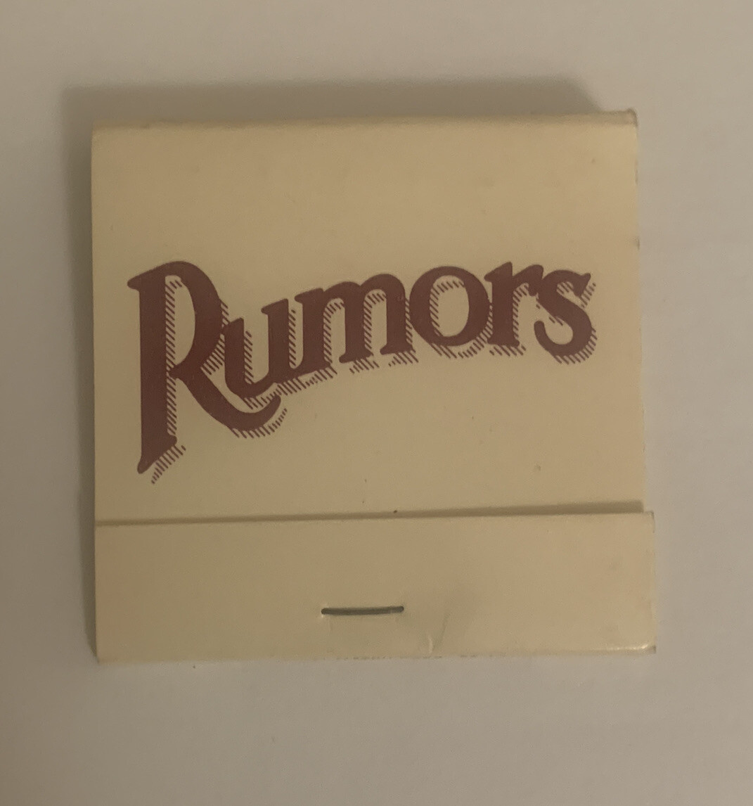 Vintage Whitney’s Contemporary Dining Matchbook Rumors Ramada Unstruck Ad Full