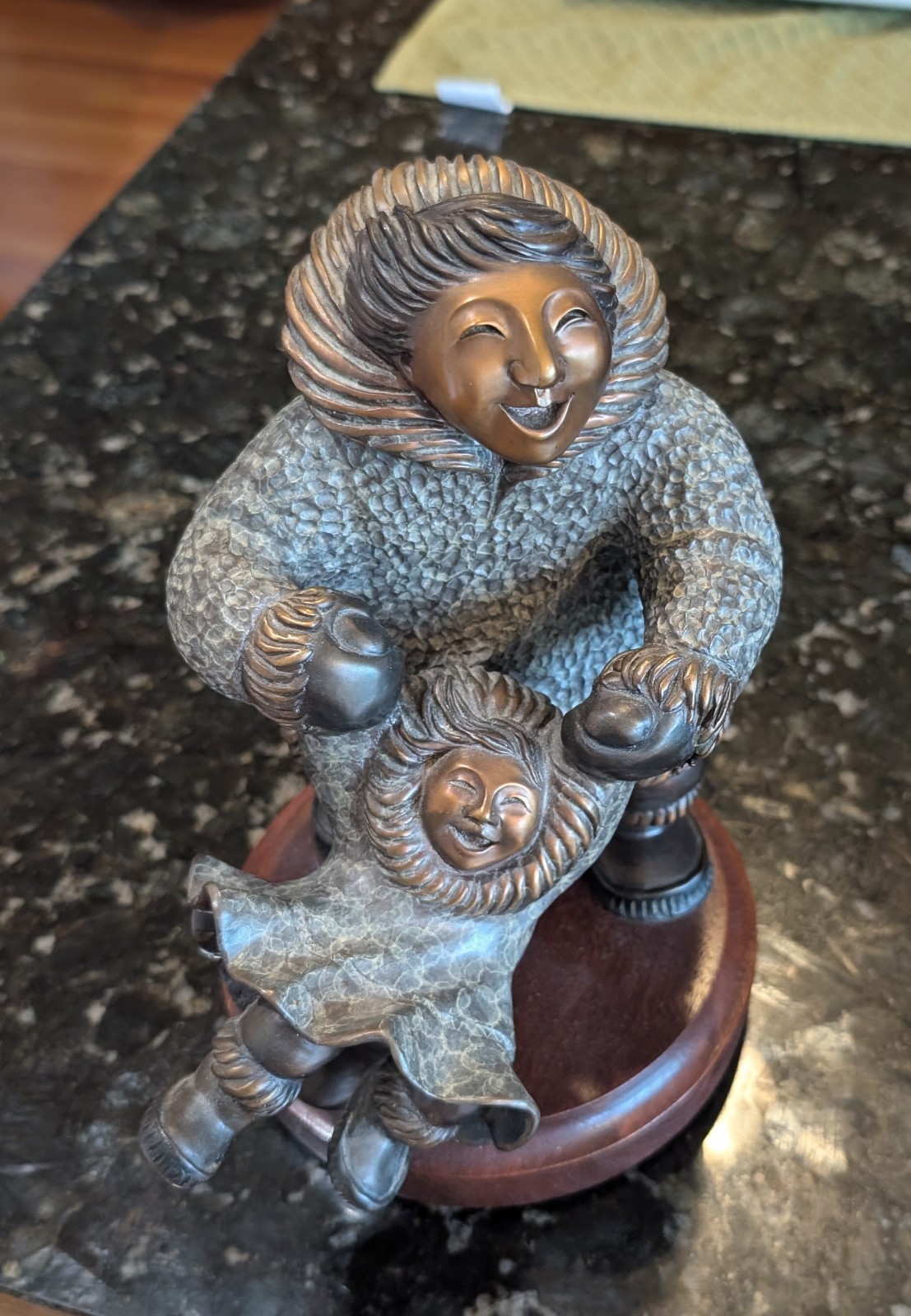 Bronze Sculpture Jacques and Mary Regat \