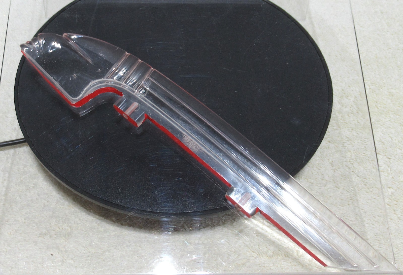 VINTAGE ~ 1940 PONTIAC LUCITE HOOD INSERT ~