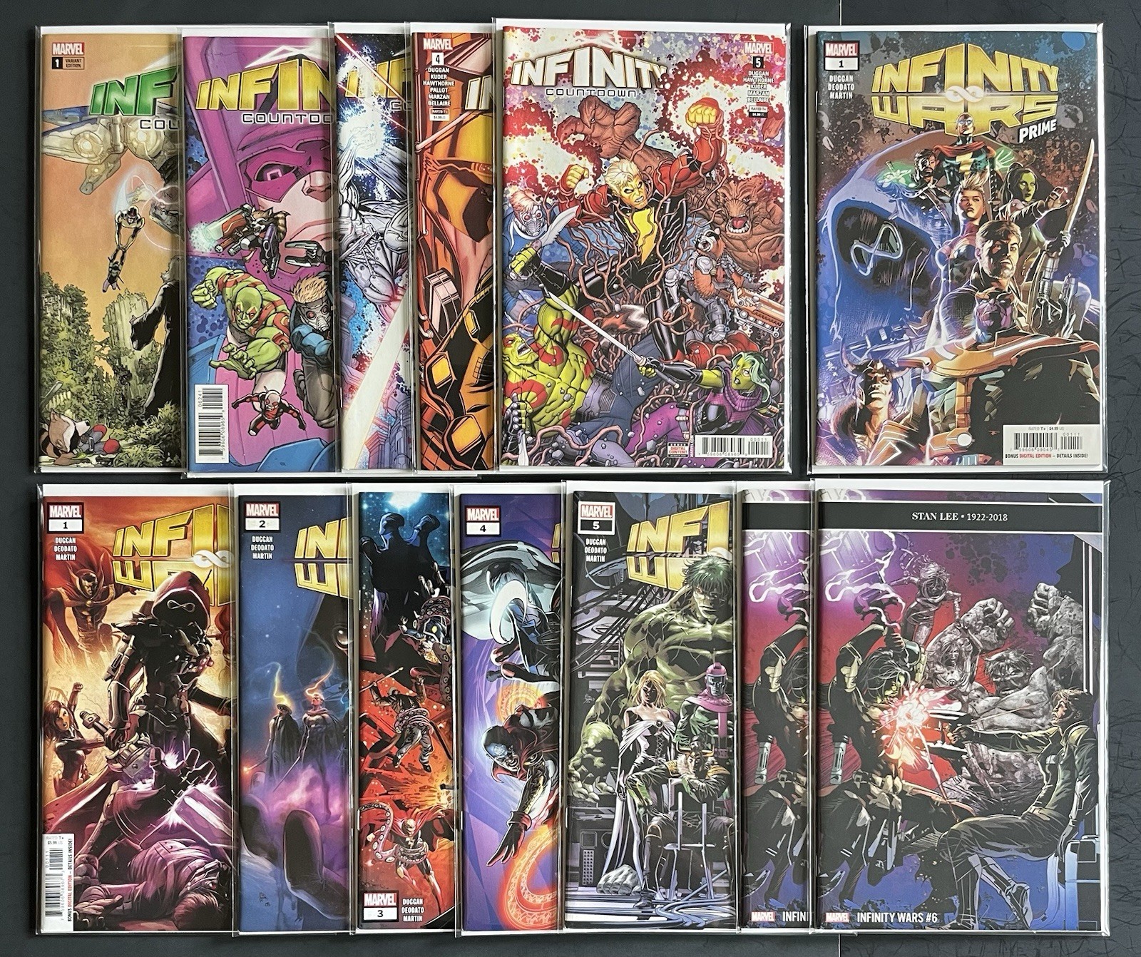 Infinity Countdown #1-5 Wars #1-6, Prime, Full Series Marvel Comics 2018 Variant
