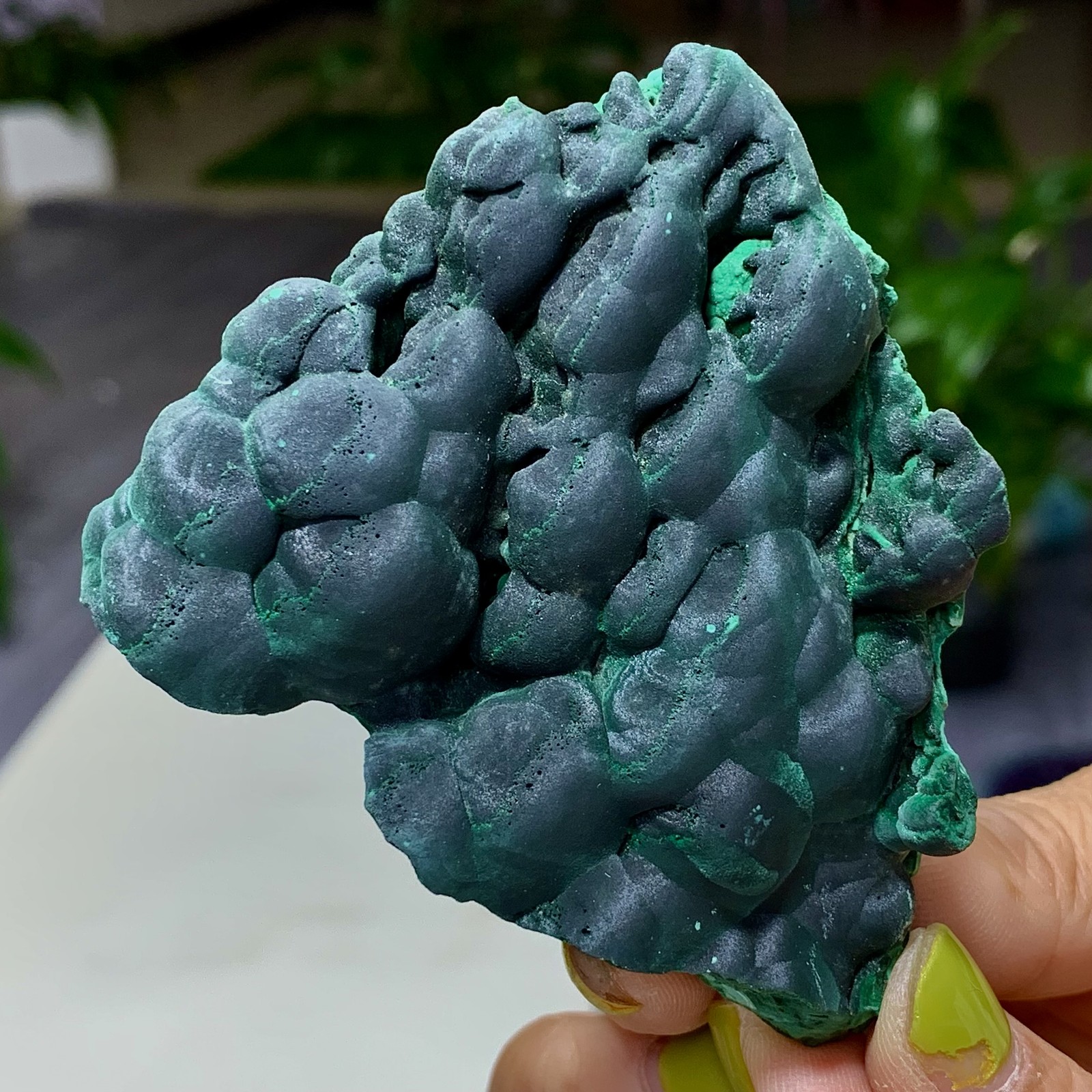 168G  Natural malachite  transparent cluster rough mineral crystal Sample