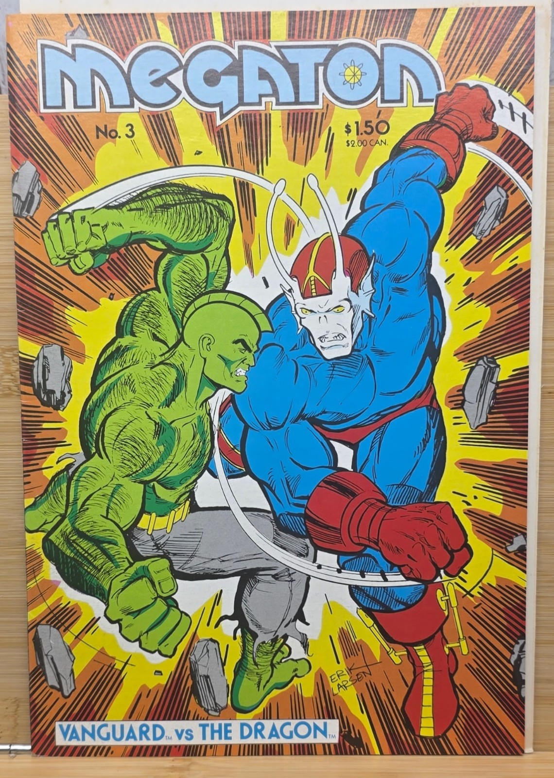 Megaton #3 (1986) 1st Appearance Savage Dragon & Vanguard Erik Larsen Key Issue