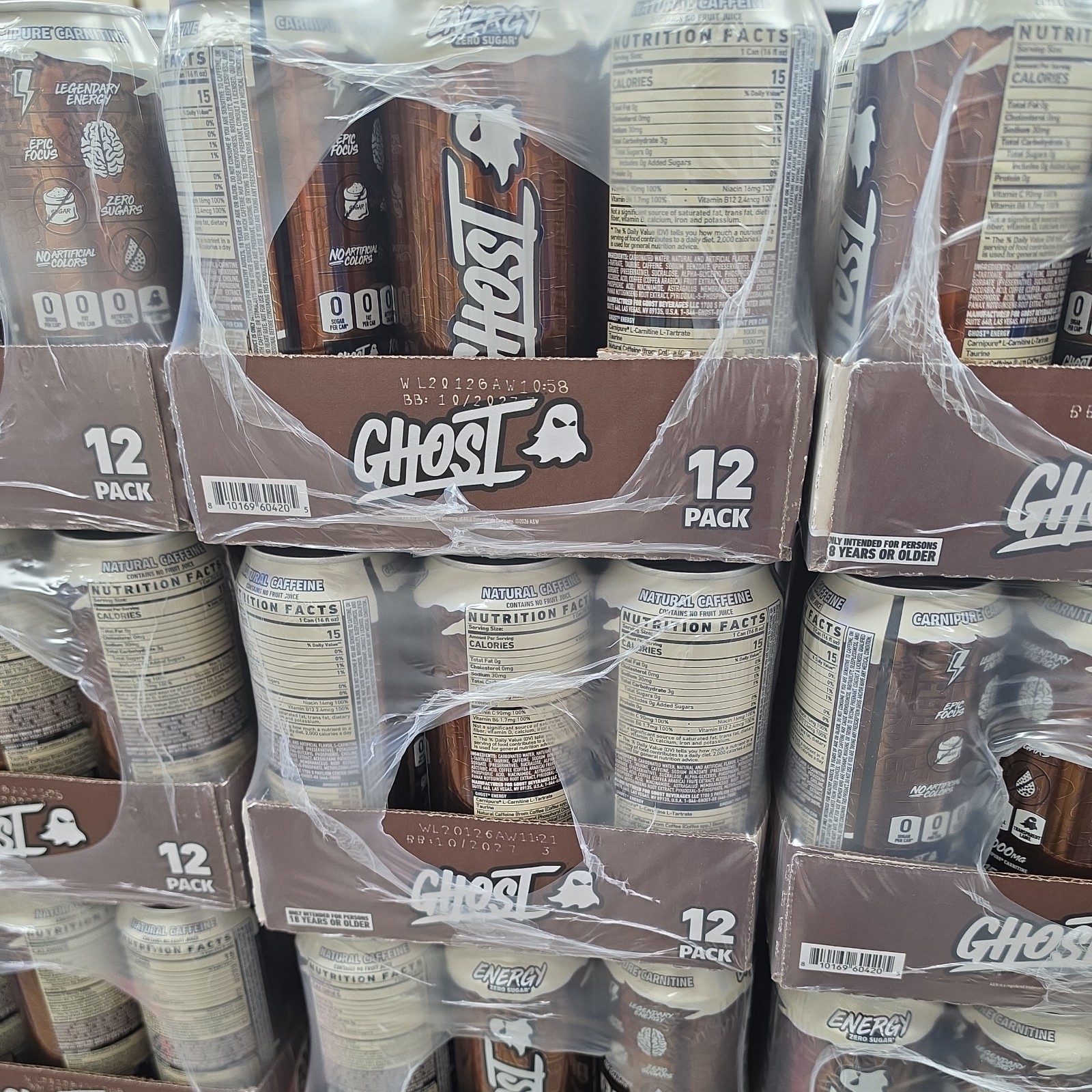 Ghost A&W Root Beer Energy Drink  24 PK  IT IS 2 12PKS