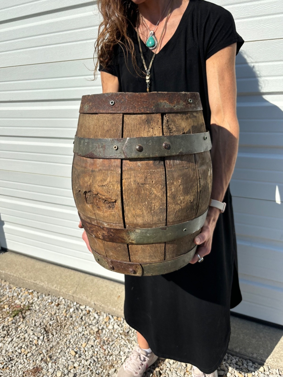 Antique Wooden Keg Barrel Sign John Gund Brewing La Crosse WI Brewing Company