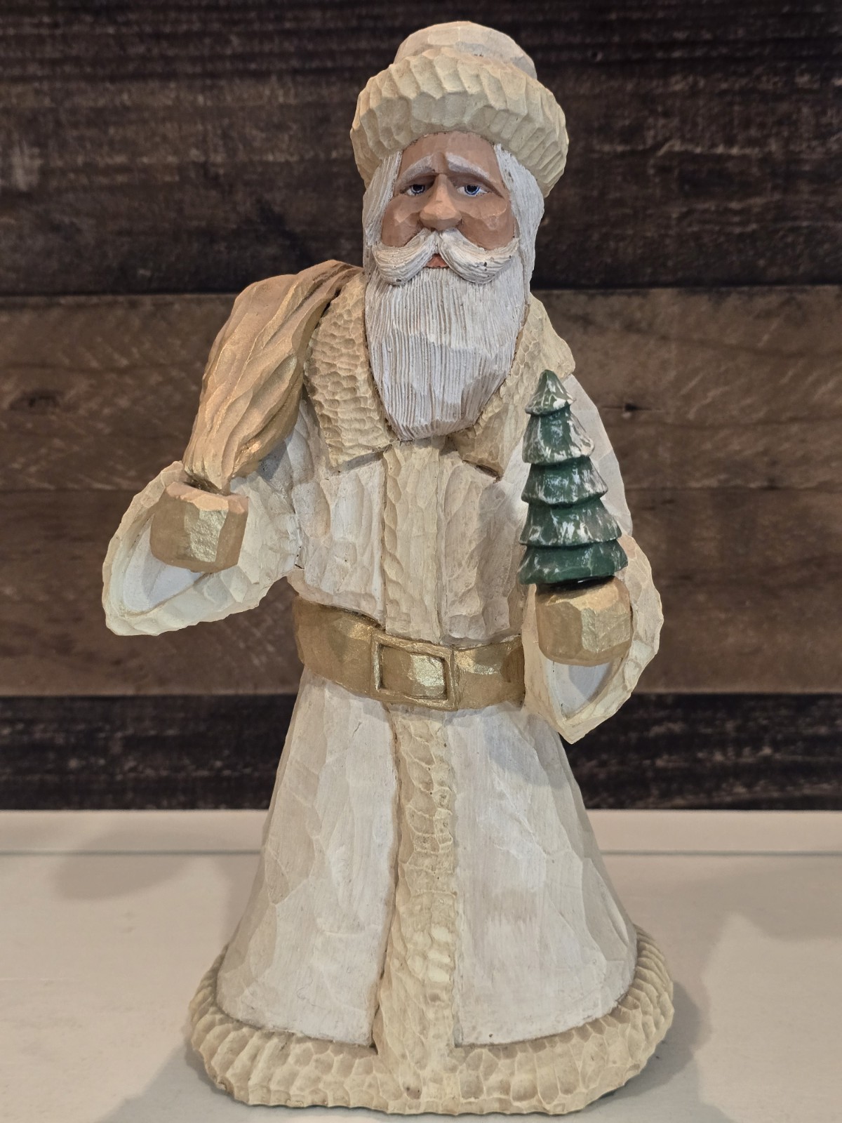 VTG 1990s Great American Taylor White Russian/Grandfather Frost Christmas Santa 
