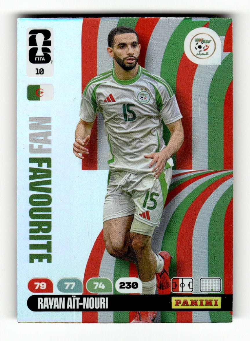 PANINI FIFA WORLD CUP 2026 Adrenalyn XL CARD OF YOUR CHOICE #10 - #213
