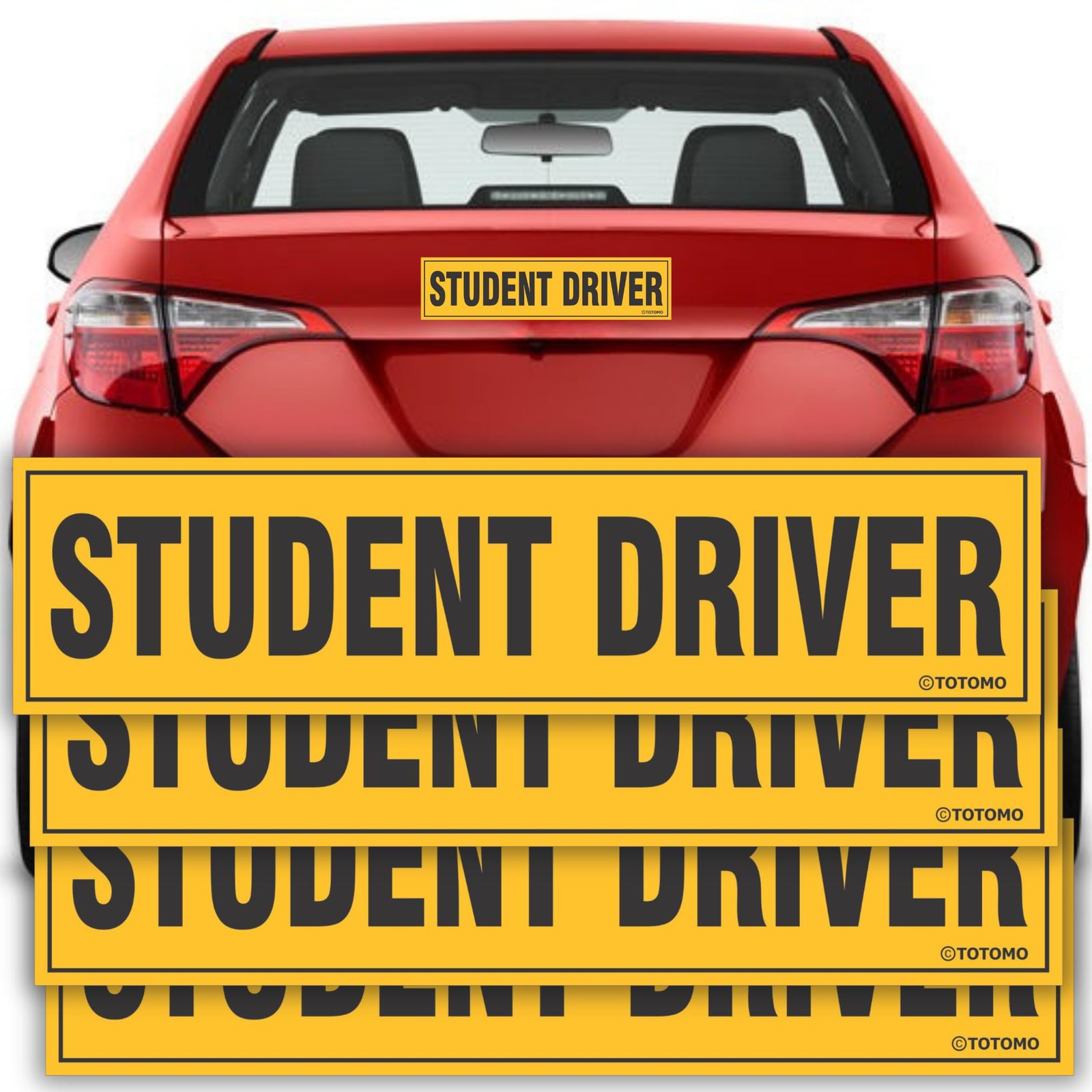 Student Driver Magnet for Car  Large 12