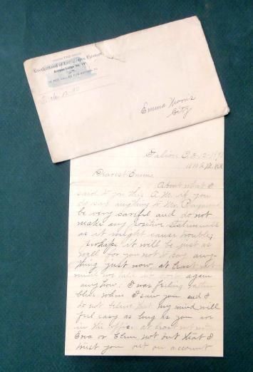 1890 antique GALION OH BROTHERHOOD OF LOCOMOTIVE FIREMEN envelope letter MORRIS