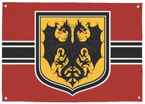 8307-0171 COSPA The Saga of Tanya the Evil Imperial Flag Approx. 90 x 64 cm