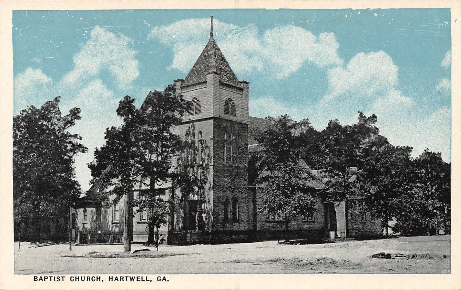 GA~GEORGIA~HARTWELL~BAPTIST CHURCH~C.1920