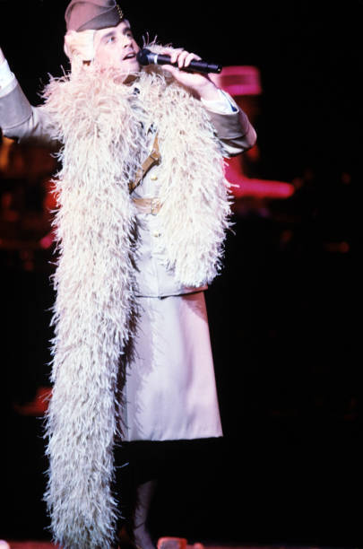 Thierry Le Luron At The Theater Marigny Paris- February 1983 Old Photo 2