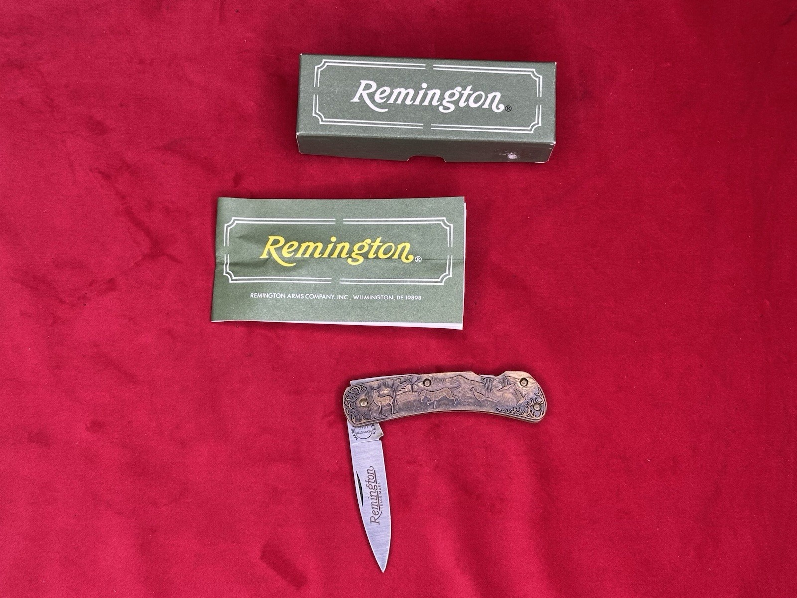 Vintage Remington R5 Wildlife UMC Folding Pocket Knife MADE IN USA NOS