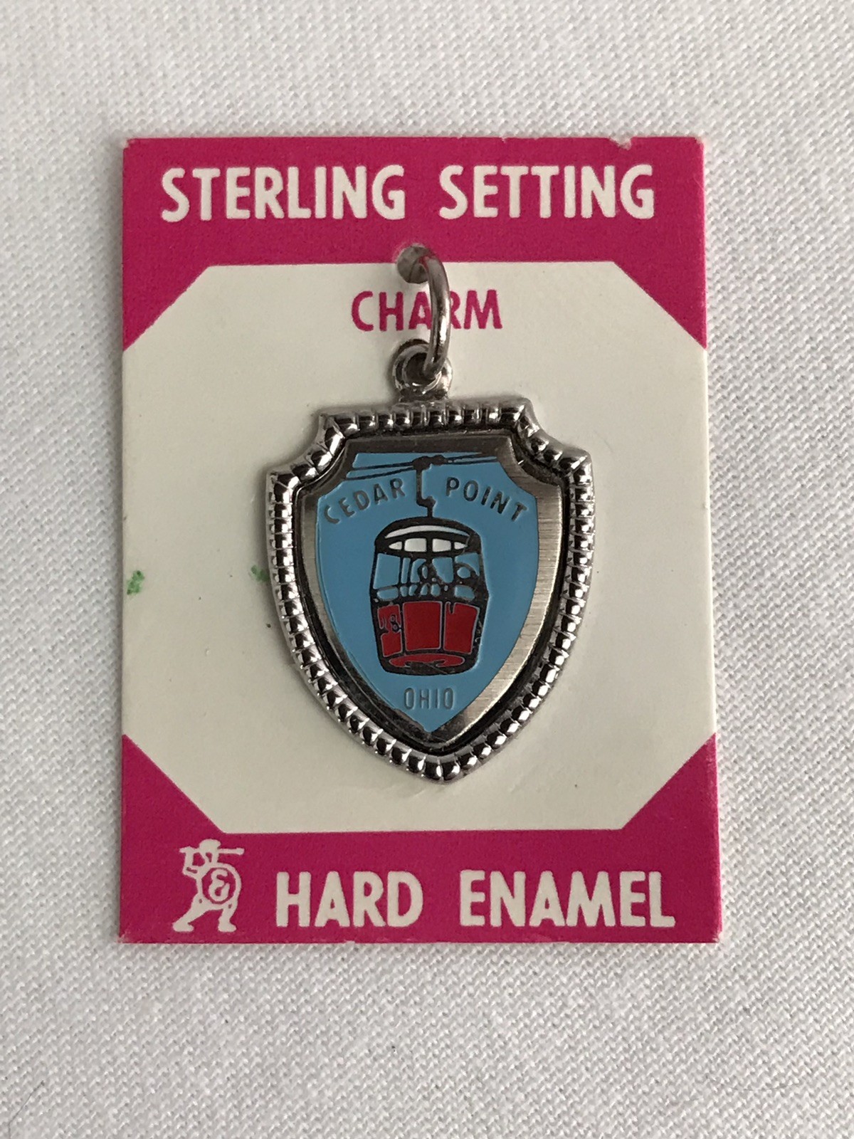 1960’s Sky Lift At Cedar Point Amusement Park Ohio Sterling Bracelet Charm NEW