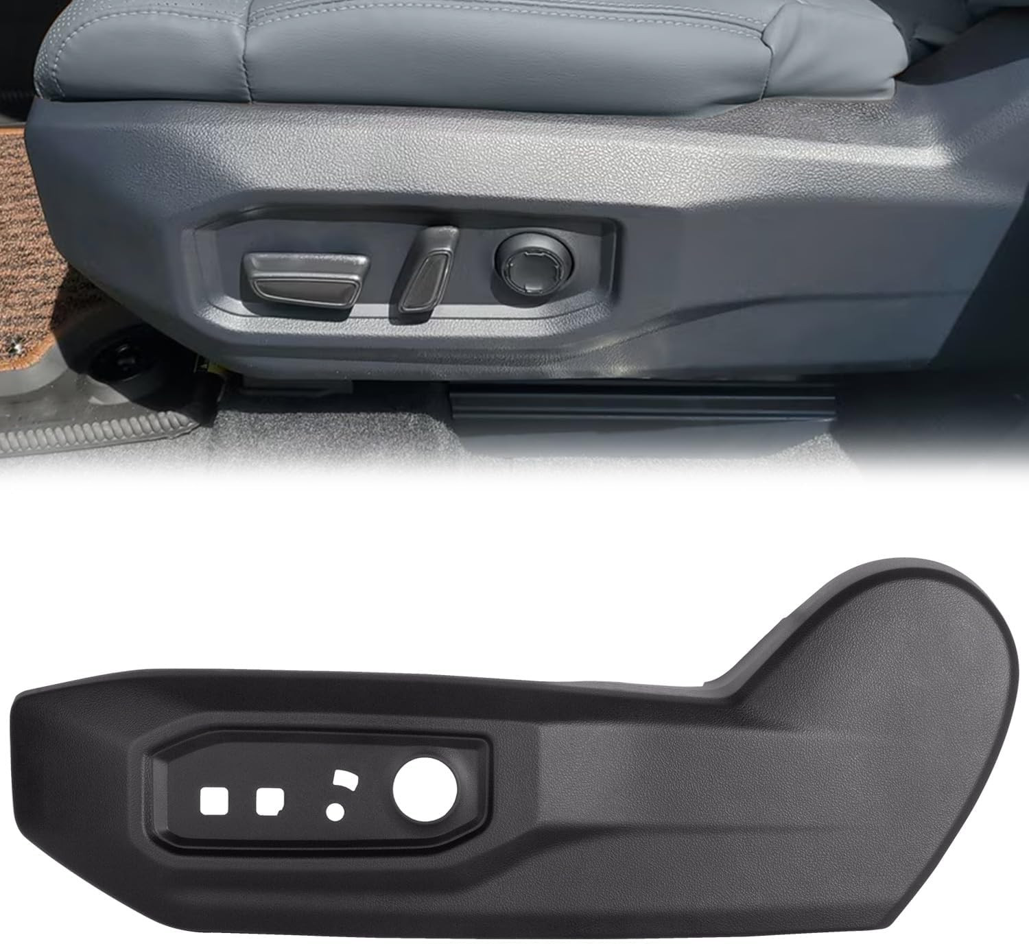 Driver Seat Trim Panel Compatible with 2022-2026 Toyota Tundra Sequoia without L