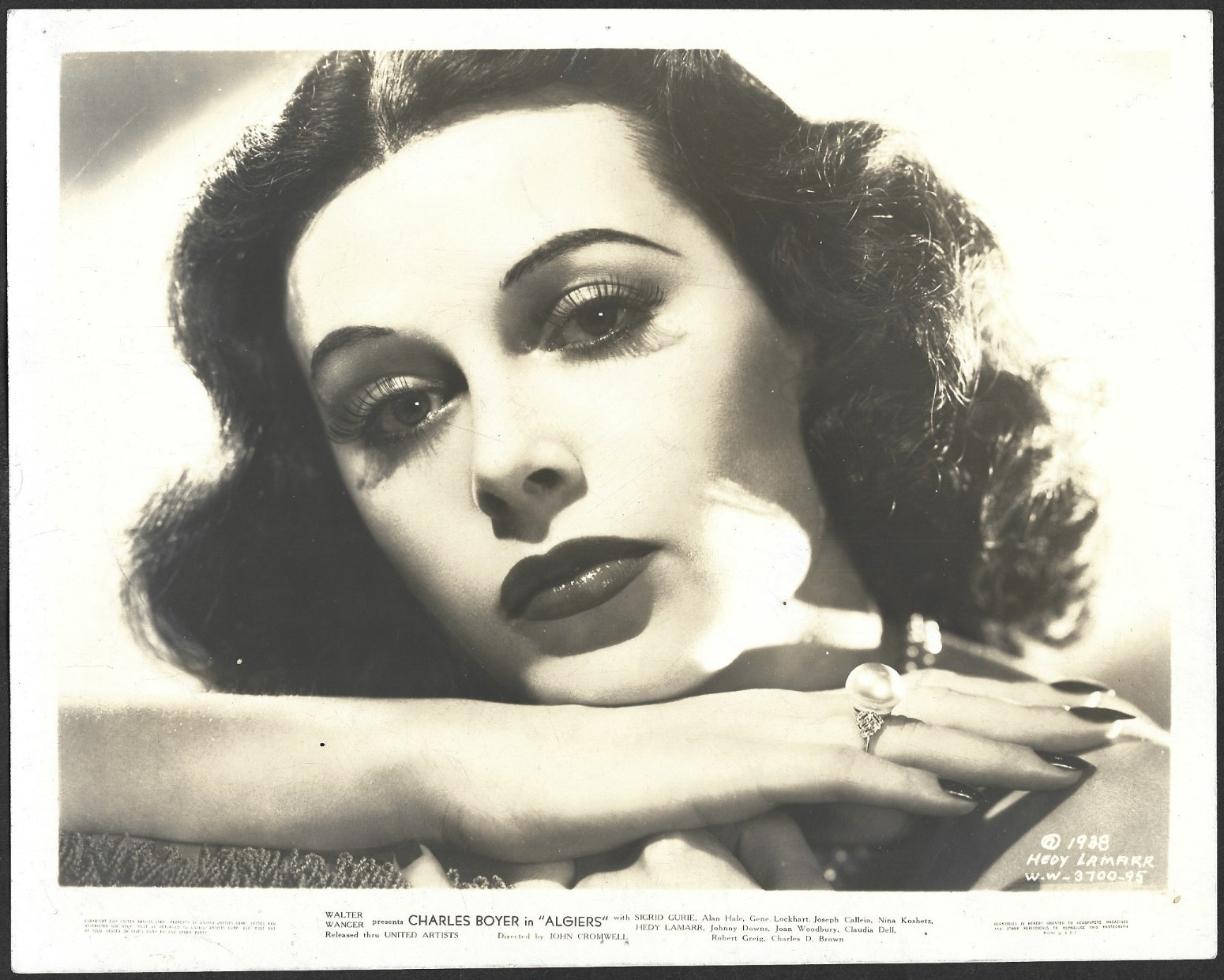 HEDY LAMARR VINTAGE ORIGINAL PHOTO HOLLYWOOD 1938 STUNNING MOVIE FILM PORTRAIT