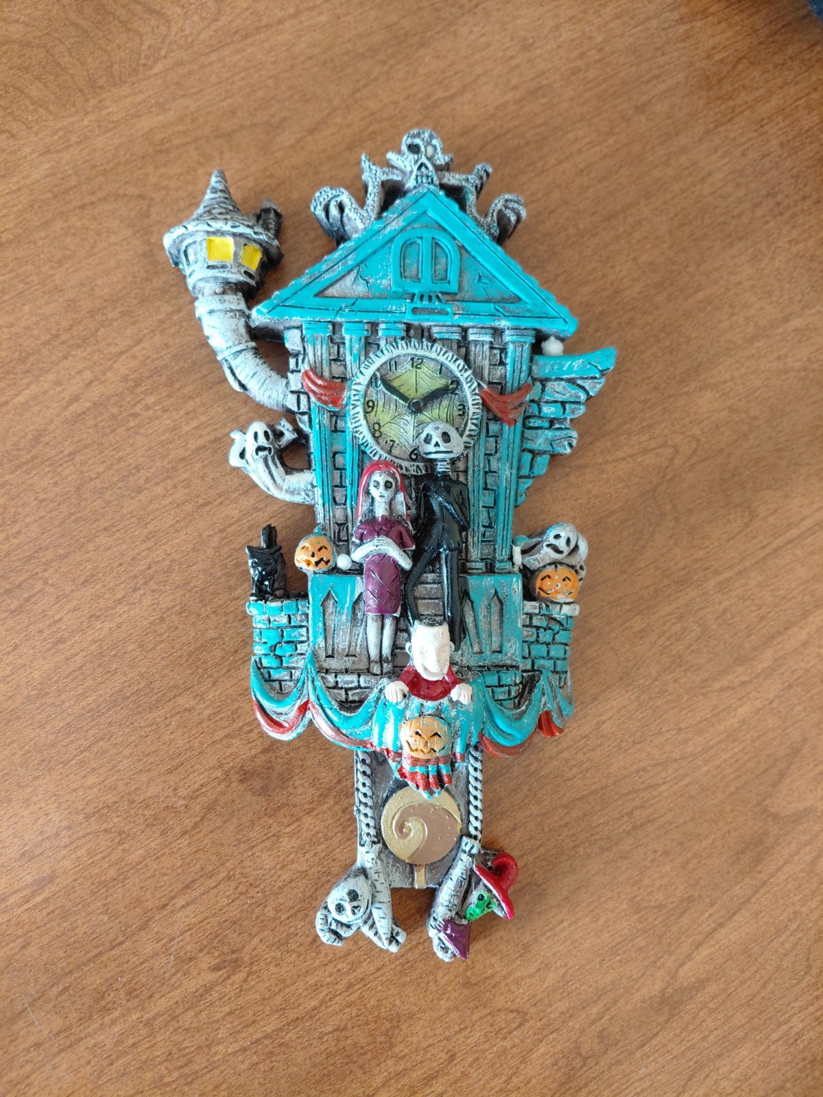 The Nightmare Before Christmas Theme Cuckoo Clock Plaque Hanging Wall Decor
