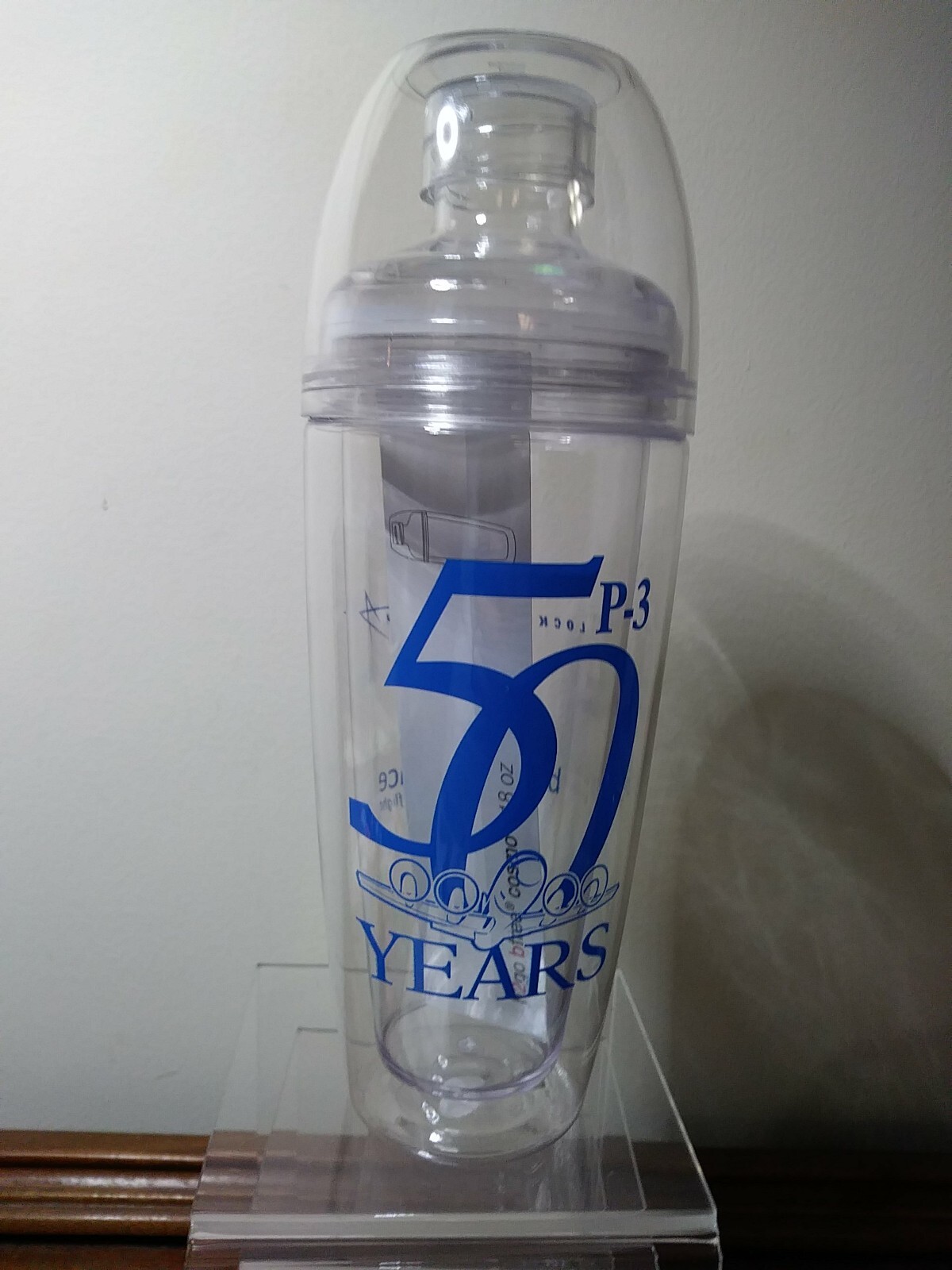 Lockheed Martin Blue Aerospace P-3 Aircraft 50 Years Commemorative Water Bottle