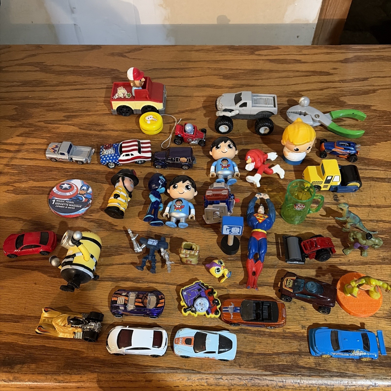 Junk Drawer Lot of Vintage Figures Toys Random mixed