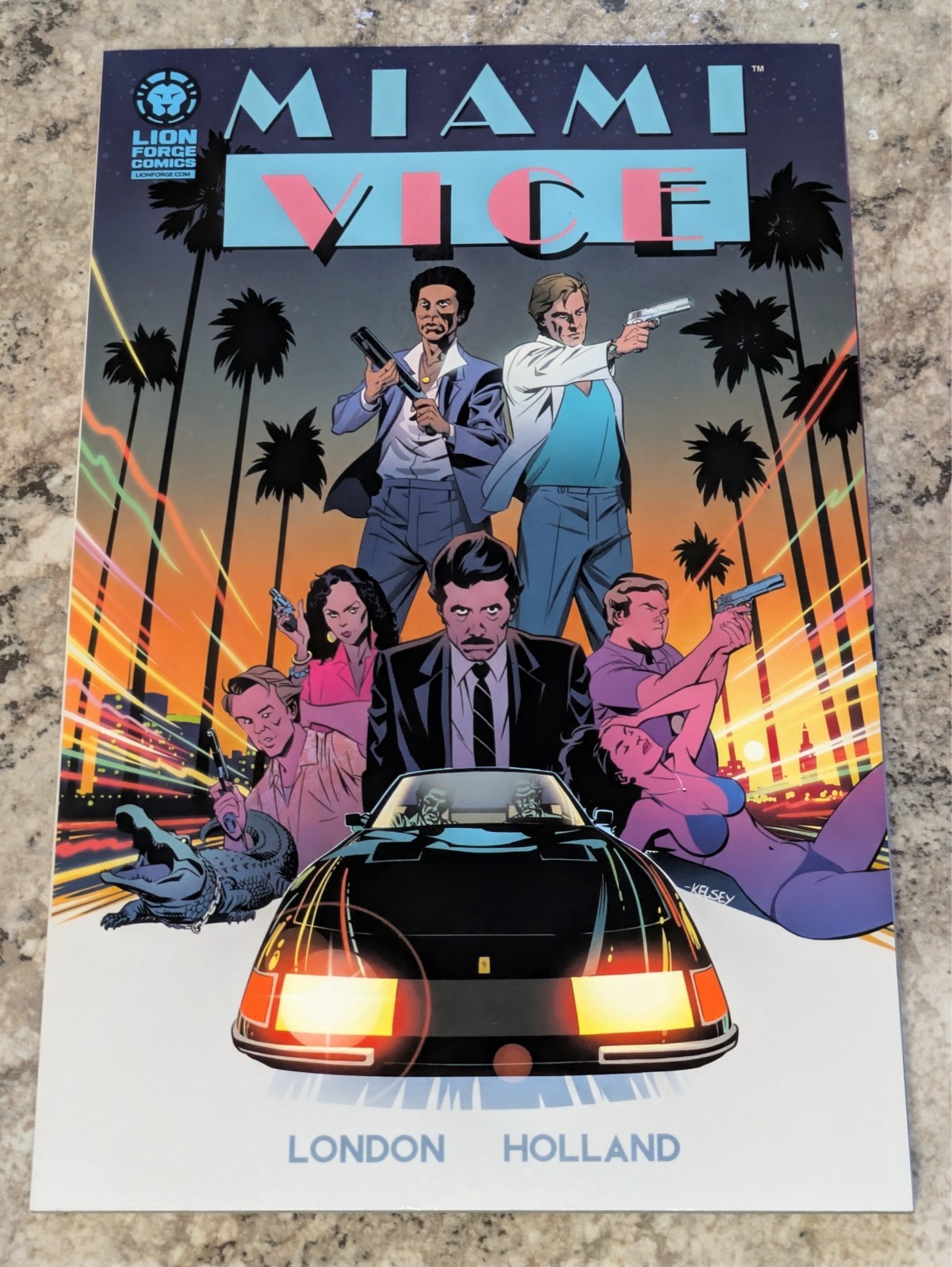 MIAMI VICE Vol. 1 Graphic Novel RARE TPB | Lion Force Comics London/Holland 2016